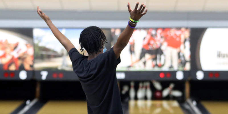 Bowling at Huskie Den